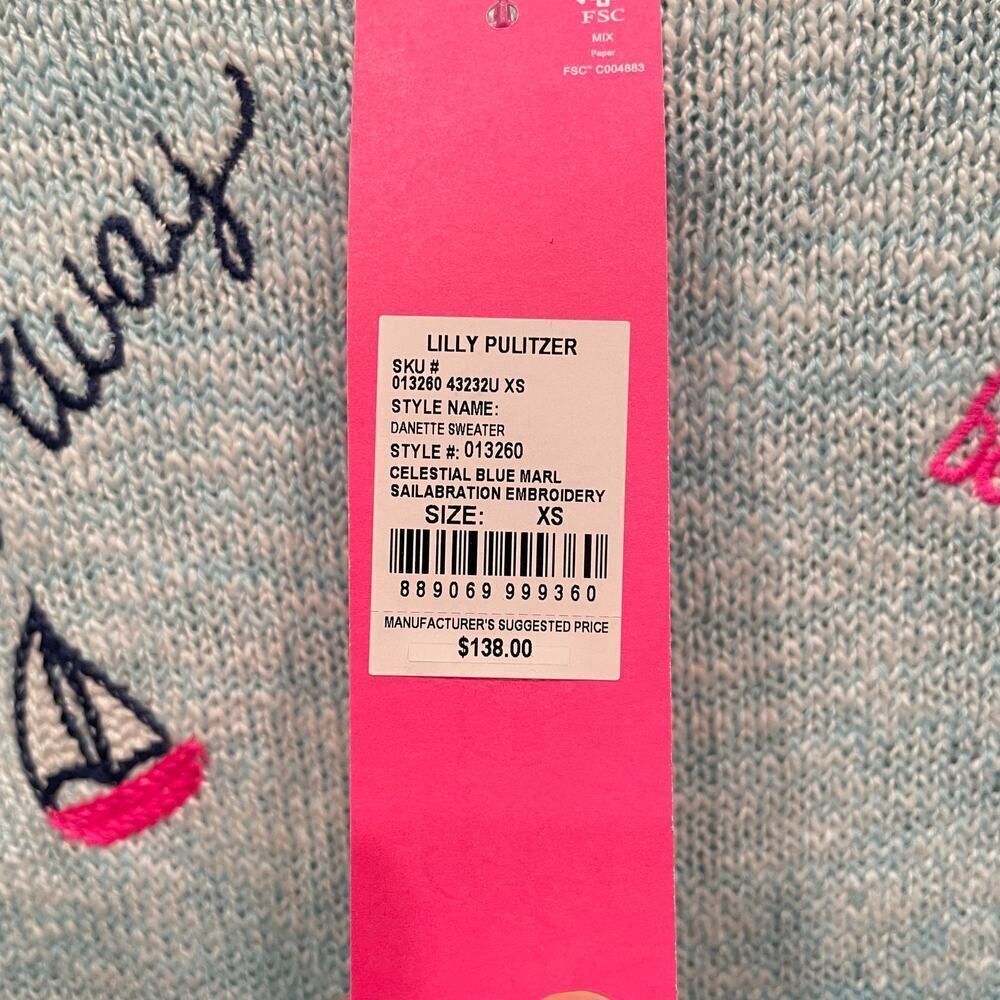NWT Lilly Pulitzer Danette Sweater - Size: XS - Picture 5 of 7